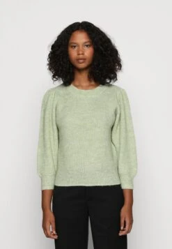 Vero Moda Vmvigga 3/4 Ga Boo Rep - Trui - Reseda/Melange