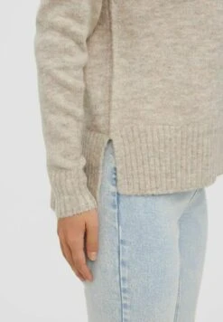 Vero Moda Vmlefile Oversize Boxy - Trui - Birch Melange -Vero Moda 506b7130b4ae402c84b5e79588df4e08