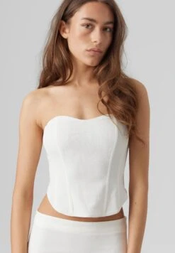 Vero Moda Vmmathilde Short Corset - Top - Bright White -Vero Moda 50a9ea755e10460d8b92ef3a16321685