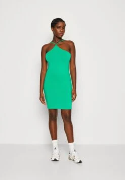 Vero Moda Vmmadamaxi Short Dress- Jerseyjurk - Bright Green