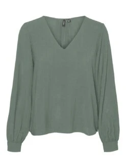 Vero Moda Vmvana V Neck- Blouse - Laurel Wreath -Vero Moda 53720ddfce7b48d287ae429f3d599a61