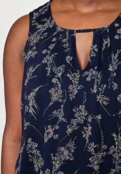 Vero Moda Curve Vmsmilla - Blouse - Navy Blazer/Vega -Vero Moda 58ea5243f3ab43faae5de963c45fe699