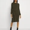 Vero Moda Vmsvea O Neck Dress - Gebreide Jurk - Dark Olive