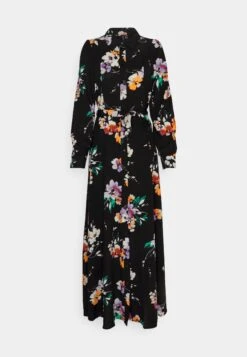 Vero Moda Tall Vmshilah Naja Long Shirt Dress - Blousejurk - Black/Penny -Vero Moda 5da72877e8694ba085ee5a57433d958c