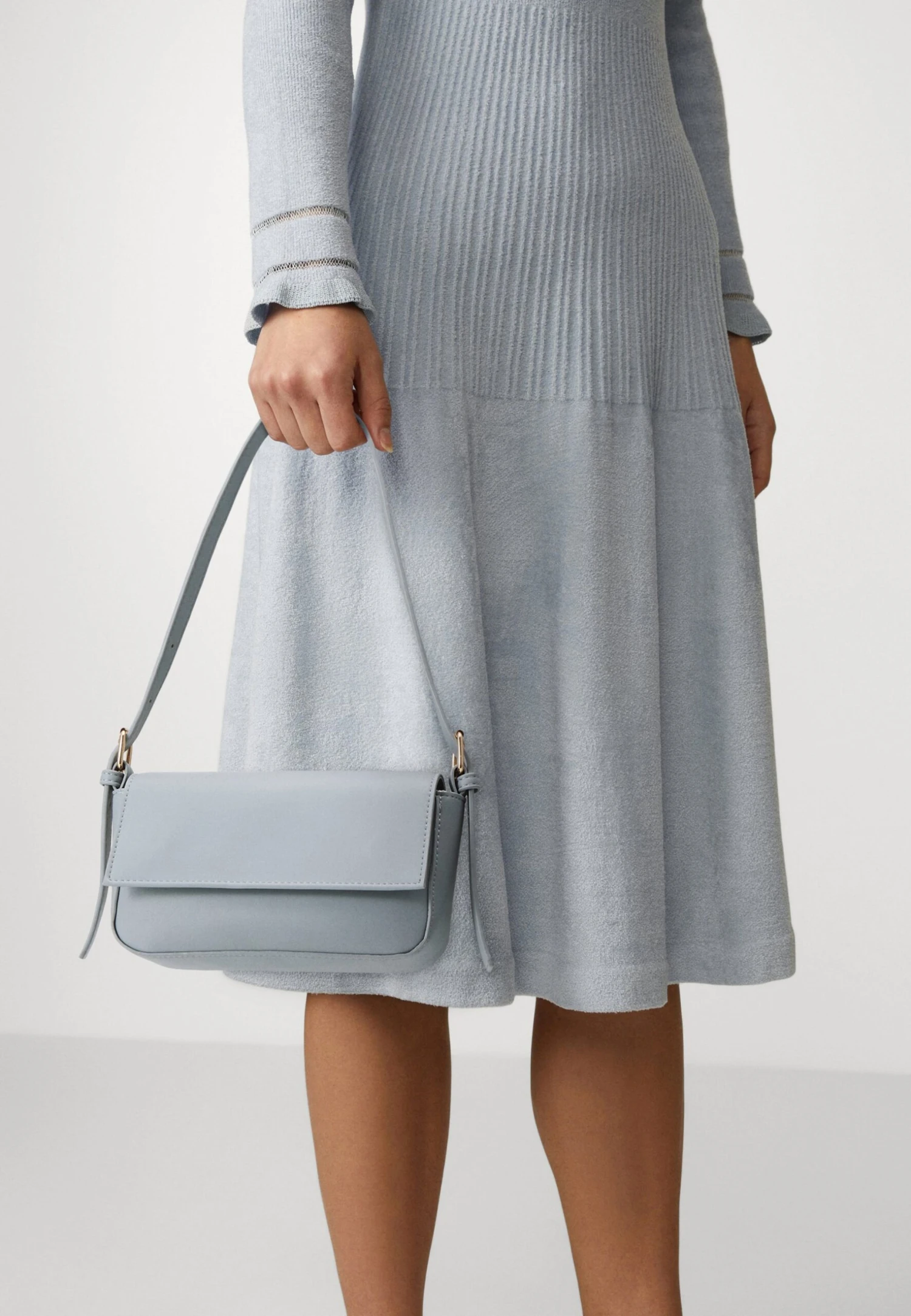 Vero Moda Vmmaja Shoulder - Handtas - Blue Fog 1 Vero Moda Vmmaja Shoulder - Handtas - Blue Fog