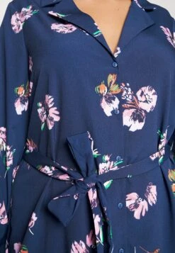 Vero Moda Curve Vmlydia Calf - Blousejurk - Navy Blazer -Vero Moda 5ffb279d6fc9490faf89719ecffaccdf