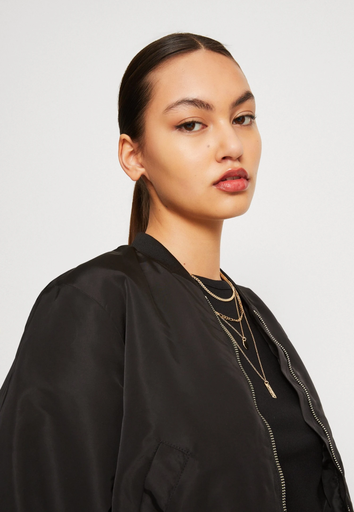 Vero Moda Vmami Short Jacket - Bomberjacks - Black 4 Vero Moda Vmami Short Jacket - Bomberjacks - Black - Afbeelding 4