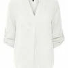 Vero Moda Mit 3/4 Ärmeln V-Ausschnitt - Blouse - Snow White
