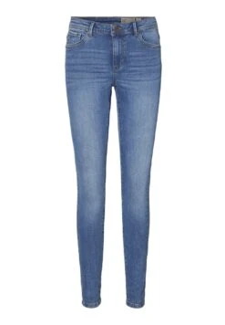Vero Moda Vmtanya Piping - Jeans Skinny Fit - Medium Blue Denim -Vero Moda 619a998d19c6473c8f15a59d9dbad44a