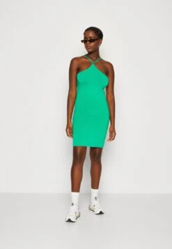 Vero Moda Vmmadamaxi Short Dress- Jerseyjurk - Bright Green -Vero Moda 62a33acc95174ba9bf8c67c9784eda6c