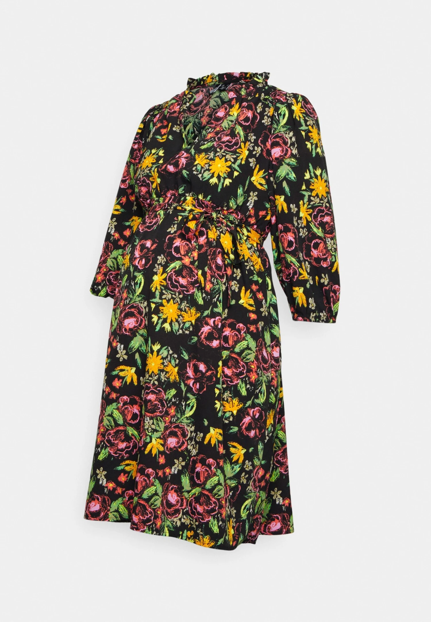 Olivia3/4 Abk- Jurk - Black/Serenity 4 Olivia3/4 Abk- Jurk - Black/Serenity - Afbeelding 4