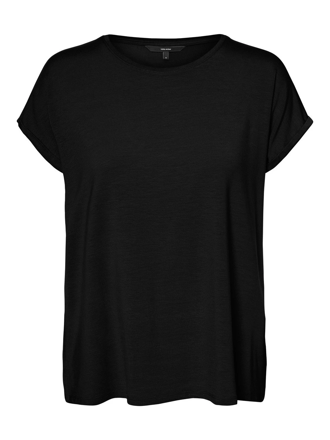 Vero Moda Vmava Plain Ss Gajrs Noos - T-Shirt Basic - Black 5 Vero Moda Vmava Plain Ss Gajrs Noos - T-Shirt Basic - Black - Afbeelding 5