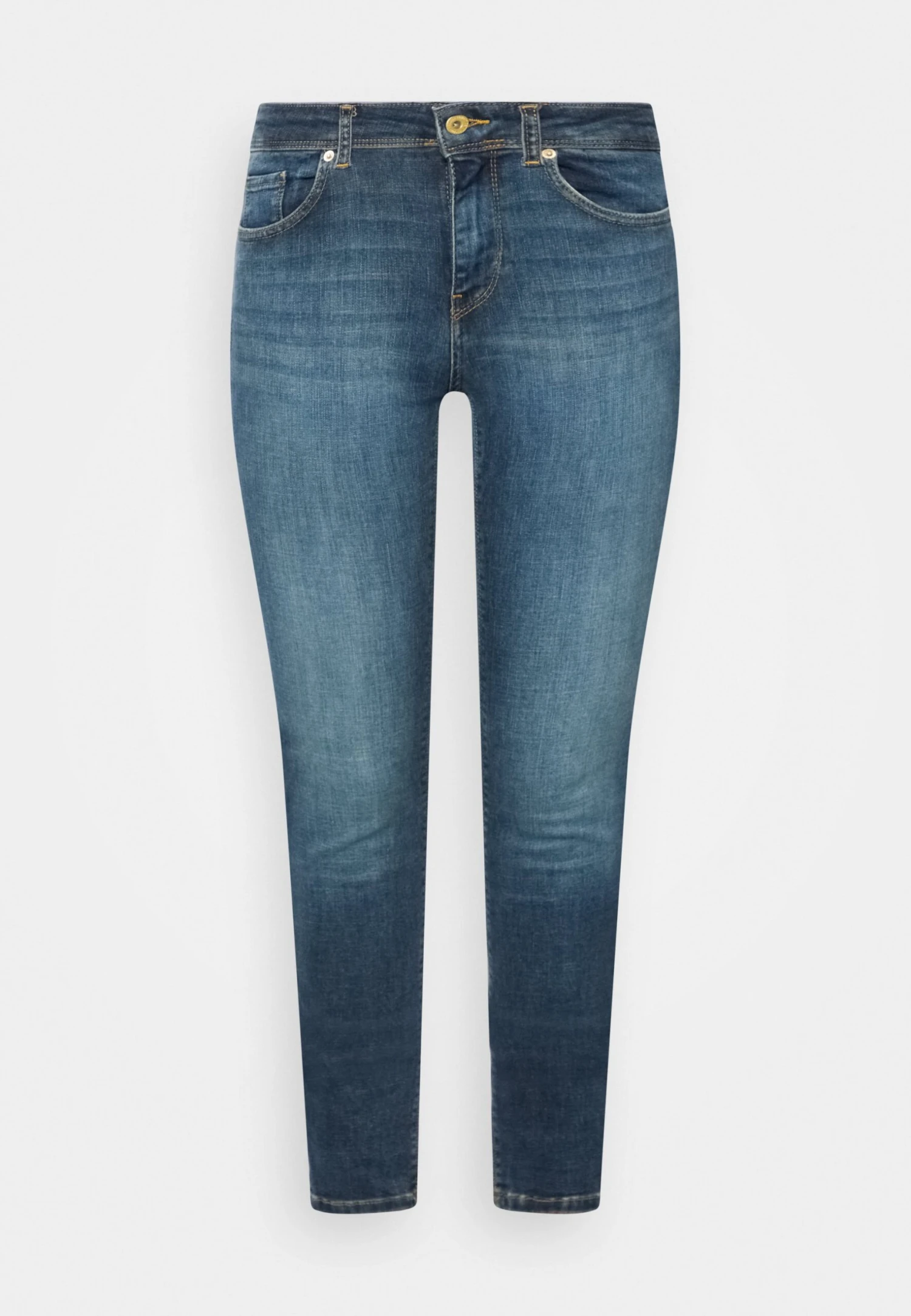 Vero Moda Vmlux Mid Rise - Jeans Skinny Fit - Dark Blue Denim 5 Vero Moda Vmlux Mid Rise - Jeans Skinny Fit - Dark Blue Denim - Afbeelding 5