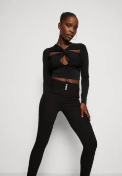 Vero Moda Vmdonna - Jeans Skinny Fit - Black -Vero Moda 6a05cff9420940f2abeec1f5e5436818