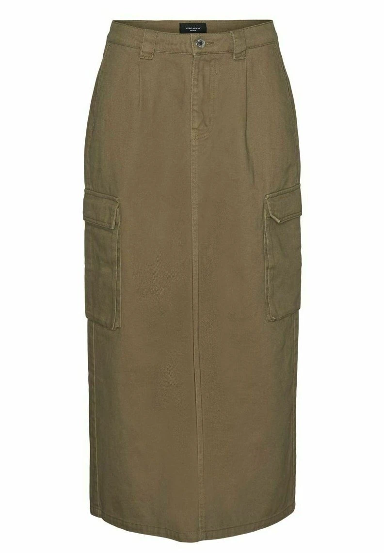 Vero Moda Kokerrok - Khaki 5 Vero Moda Kokerrok - Khaki - Afbeelding 5