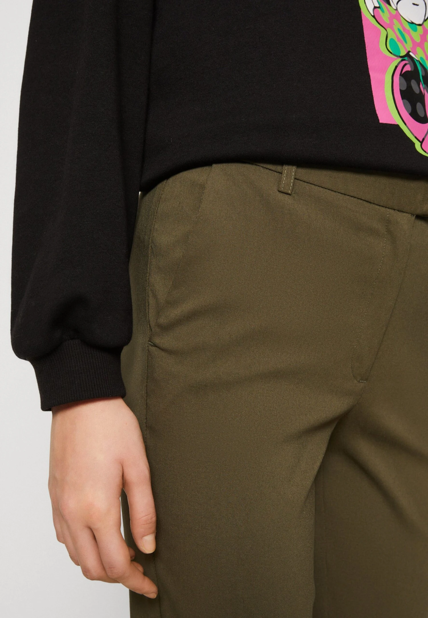 Vero Moda Vmmille Slim- Broek - Ivy Green 6 Vero Moda Vmmille Slim- Broek - Ivy Green - Afbeelding 6