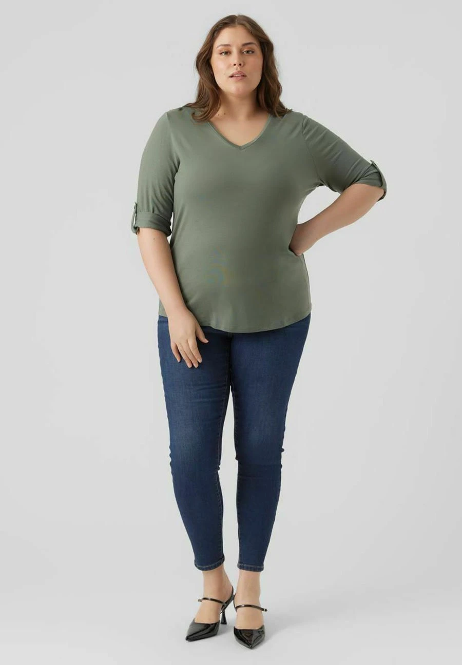 Vero Moda Curve Curve Oberteil - Longsleeve - Laurel Wreath 2 Vero Moda Curve Curve Oberteil - Longsleeve - Laurel Wreath - Afbeelding 2