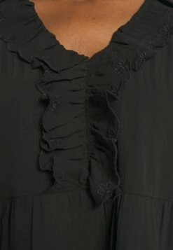 Vero Moda Petite Vmnola V-Neck Short Dress- Jurk - Black -Vero Moda 71460978b6914af0b40d522afc659933