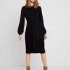 Vero Moda Vmsvea O Neck Dress - Gebreide Jurk - Black