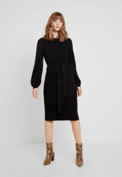 Vero Moda Vmsvea O Neck Dress - Gebreide Jurk - Black