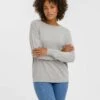 Vero Moda Sweater - Light Grey Melange
