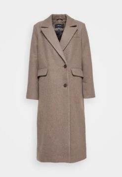 Vero Moda Vmvenetavega Long Wool Coat - Mantel - Chocolate Chip/Solid -Vero Moda 77020b65cef64fedb8e59063442dc66a
