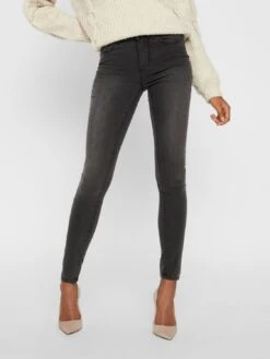 Vero Moda Vmtanya Piping - Jeans Skinny Fit - Dark Grey Denim -Vero Moda 785f843f00a54c4dbf72d290845a4fd4
