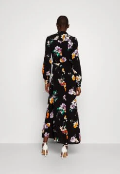 Vero Moda Tall Vmshilah Naja Long Shirt Dress - Blousejurk - Black/Penny -Vero Moda 7c3732aa26604ab4be00fddbabf91eb8