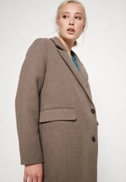Vero Moda Vmvenetavega Long Wool Coat - Mantel - Chocolate Chip/Solid -Vero Moda 7c5db7dce1504482a94d52447599c0f4