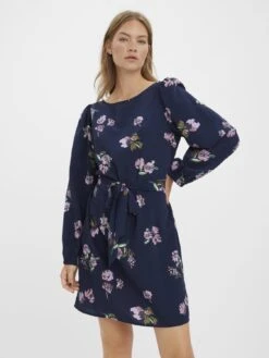 Vero Moda Vmlydia Short Dress - Jurk - Navy Blazer -Vero Moda 856154bcdd20418a9c93159d6909d93a