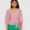 Vero Moda Vmpepper Aya Wrap - Blouse - Cyclamen/Pepper