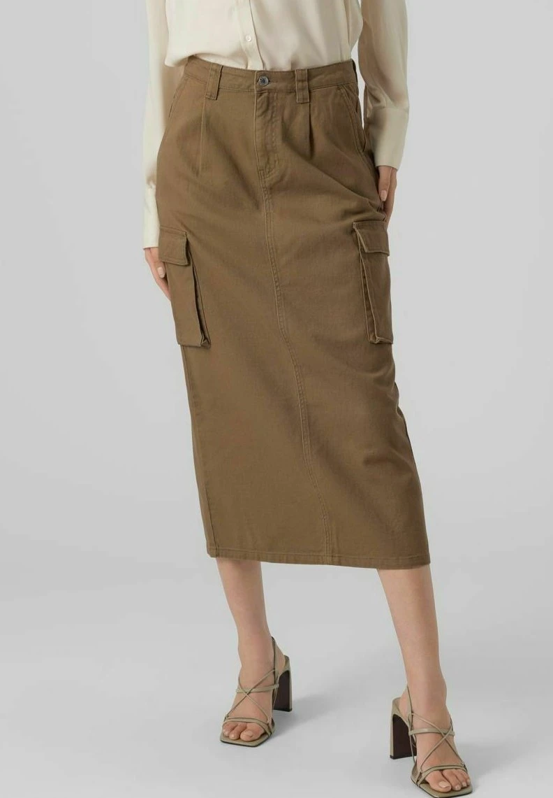 Vero Moda Kokerrok - Khaki 1 Vero Moda Kokerrok - Khaki