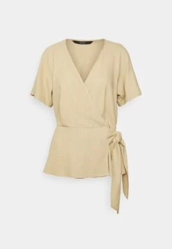 Vero Moda Tall Vmmymilo Wide Wrap - Blouse - Irish Cream -Vero Moda 8a1315fc86d749b79584a2862c669df1
