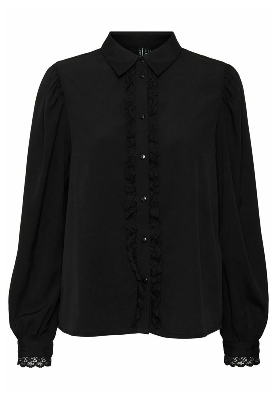 Vero Moda Overhemdblouse - Black 5 Vero Moda Overhemdblouse - Black - Afbeelding 5