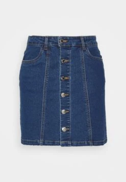 Vero Moda Petite Vmpetra- Minirok - Medium Blue Denim -Vero Moda 8d64db37cddd408bbd286f08f860350f