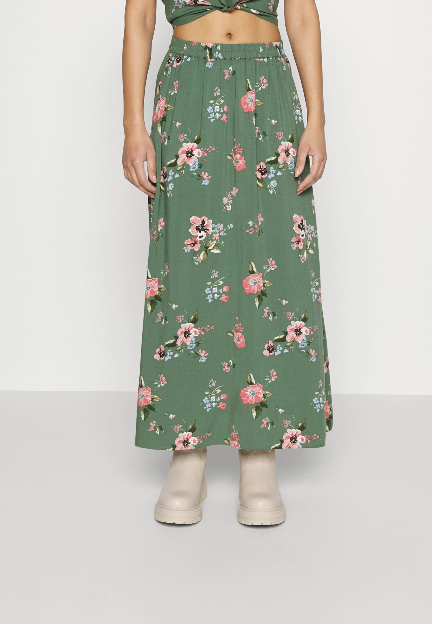 Vero Moda Petite Vmeasy Skirt - A-Lijn Rok - Laurel Wreath/Freya 1 Vero Moda Petite Vmeasy Skirt - A-Lijn Rok - Laurel Wreath/Freya