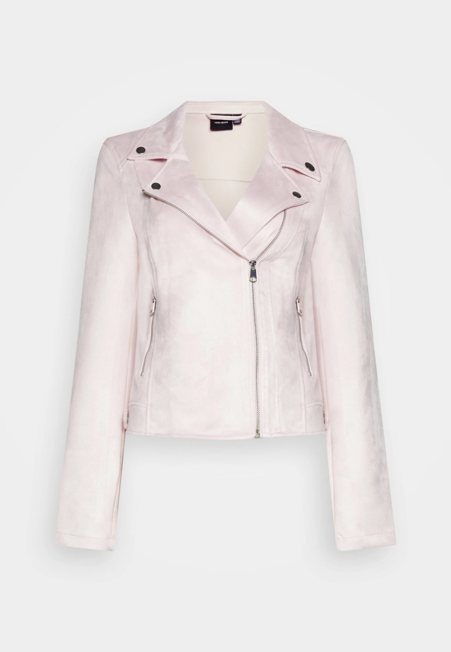 Vero Moda Tall Vmjose Short Jacket - Imitatieleren Jas - Parfait Pink 1 Vero Moda Tall Vmjose Short Jacket - Imitatieleren Jas - Parfait Pink