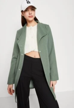 Vero Moda Vmverodonavivian Coat - Halflange Jas - Laurel Wreath -Vero Moda 91284c3b3b8742228c8300bed87c6e7d
