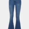 Vero Moda Petite Vmscarlet - Flared Jeans - Medium Blue Denim