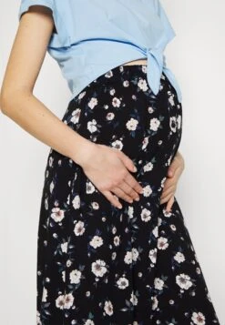 Vmmeasy Calf Skirt New - A-Lijn Rok - Black -Vero Moda 937140a260df4a1c893f476017b2a66a