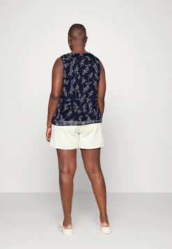 Vero Moda Curve Vmsmilla - Blouse - Navy Blazer/Vega -Vero Moda 96beda55e8fa4f91b15e2e5dc2b44ee7