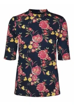 Vero Moda High Neck - T-Shirt Print - Navy Blazer -Vero Moda 98ecc41960154956a82d04134ba022eb