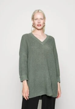 Vero Moda Tall Vmleanna V Neck Long - Trui - Laurel Wreath