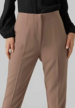Vero Moda Vmsandy Hr Tapered Noos - Broek - Brown Lentil -Vero Moda 9bd567eb30ae4e7eb6d37bb9824becb6