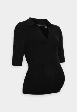 Vmmholly Polo- T-Shirt Print - Black