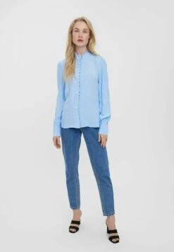 Vero Moda Japanischer - Overhemdblouse - Light Blue -Vero Moda 9fc95dd6a8b846679d64d863ddc5e438