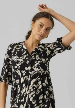 Vero Moda Blousejurk - Black -Vero Moda 9fdc84057c3e473ca1ef4bf8f962ba29