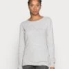 Vero Moda Vmcare Structure Ls O-Neck Ga Noos - Trui - Light Grey Melange