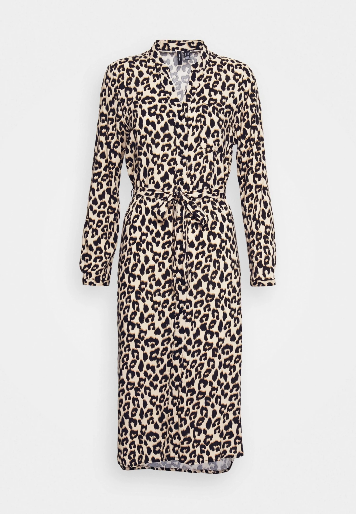 Vero Moda Petite Vmeasy Long V Neck Shirt Dress - Blousejurk - Irish Cream 5 Vero Moda Petite Vmeasy Long V Neck Shirt Dress - Blousejurk - Irish Cream - Afbeelding 5