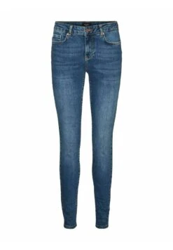 Vero Moda Mid Rise Vmseven - Slim Fit Jeans - Medium Blue Denim -Vero Moda a61abd42f2404f4786f80d64696e65f3